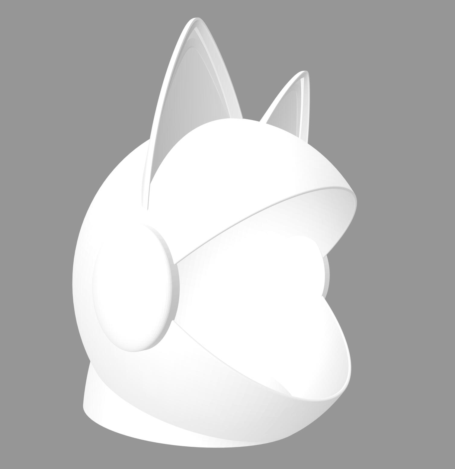 Astronaut helmet 3D model view 1
