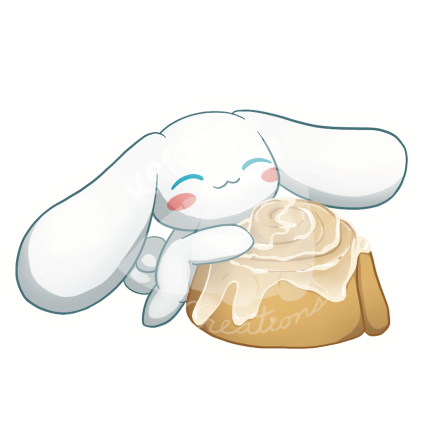 Cinnamoroll Cinnamon Roll Sticker