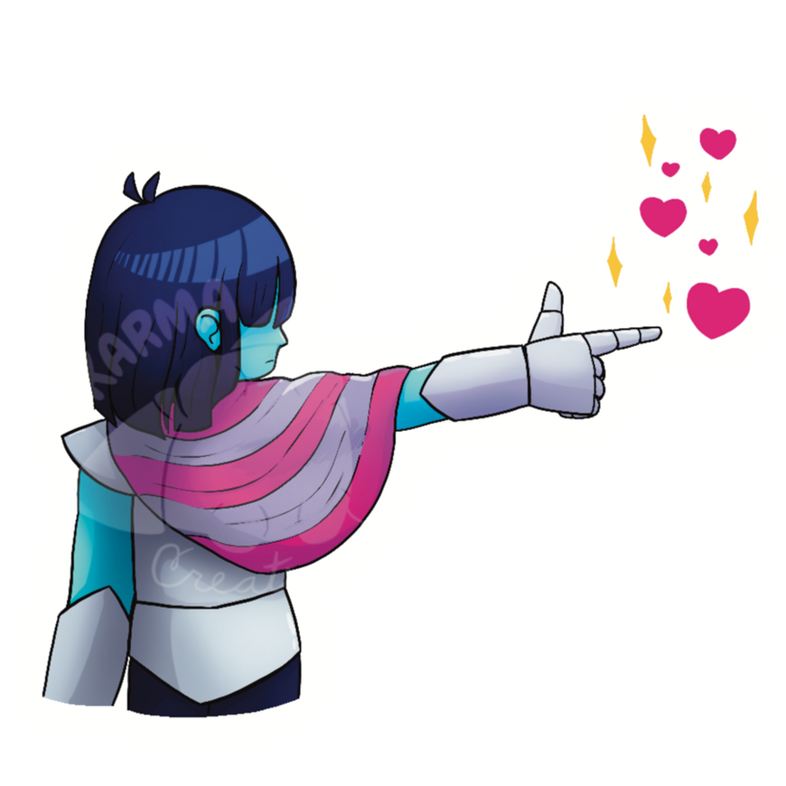 Kris Deltarune Sticker