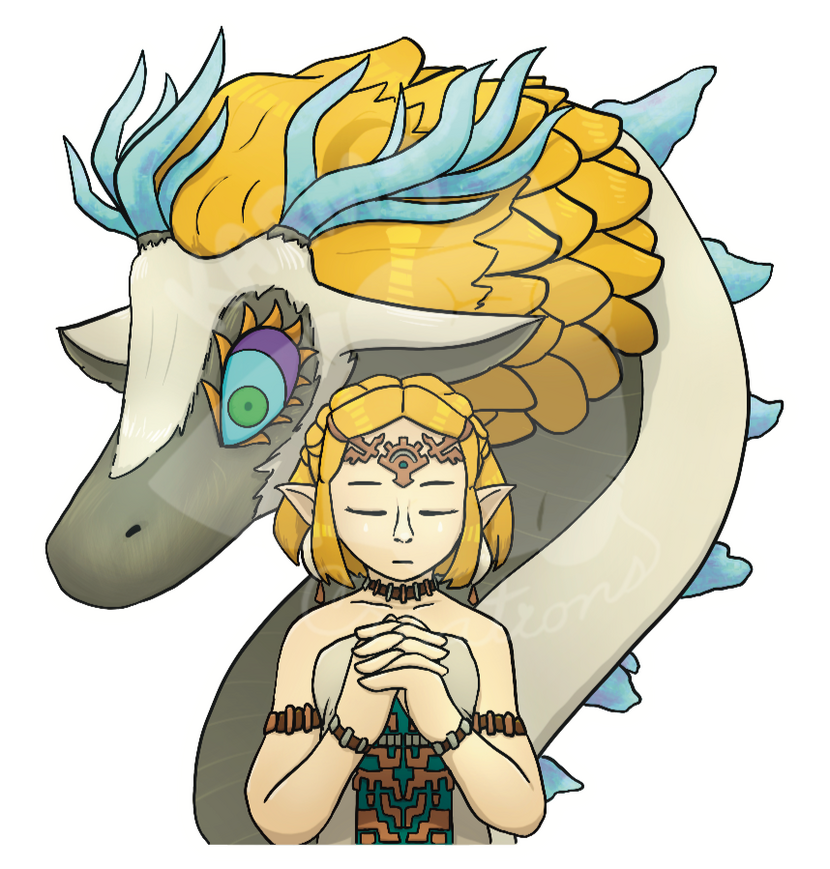 Zelda Light Dragon Sticker Zelda Light Dragon Sticker
