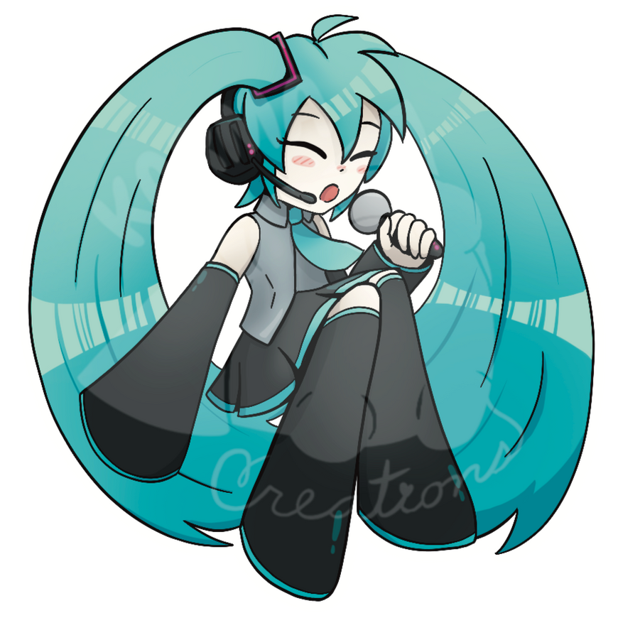 Hatsune Miku Sticker Hatsune Miku Sticker