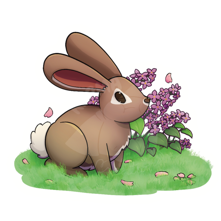 Spring Rabbit Sticker