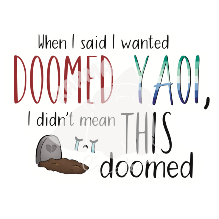 Doomed Yaoi Sticker