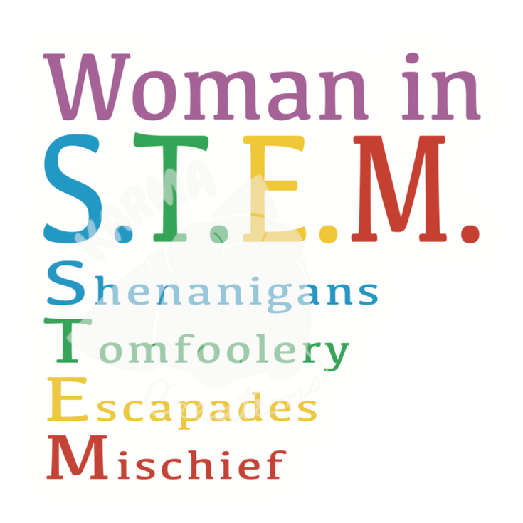 Woman in STEM Sticker