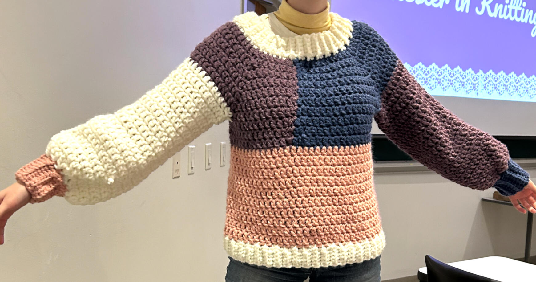 Colorblocked sweater Colorblocked sweater