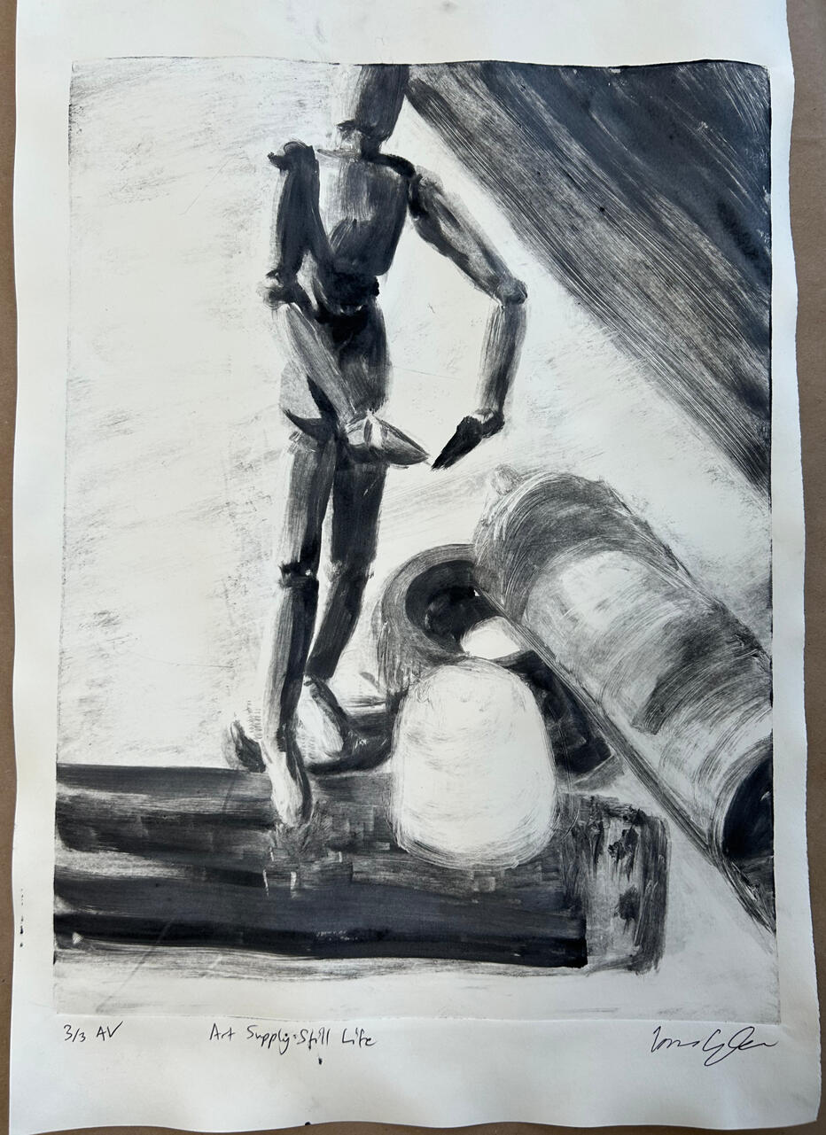 Art Supply Still Life (February 2025)