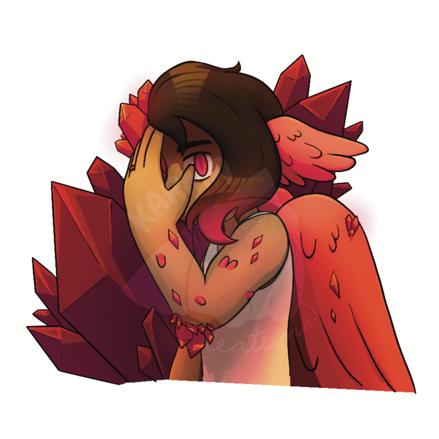 Crystallized Citrine Sticker