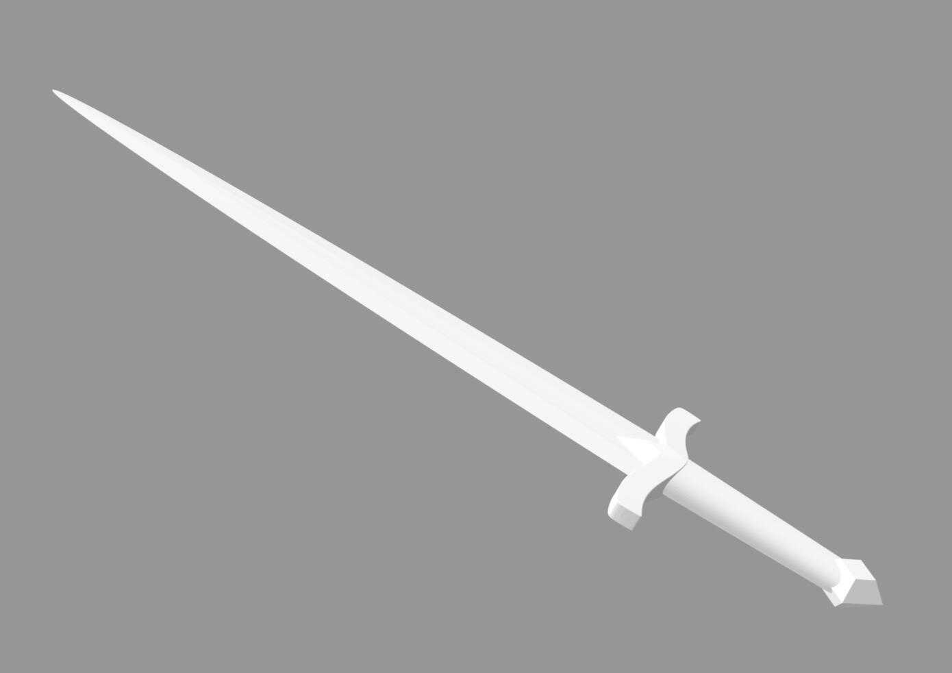 Sword 3D model view 3 Sword 3D model view 3